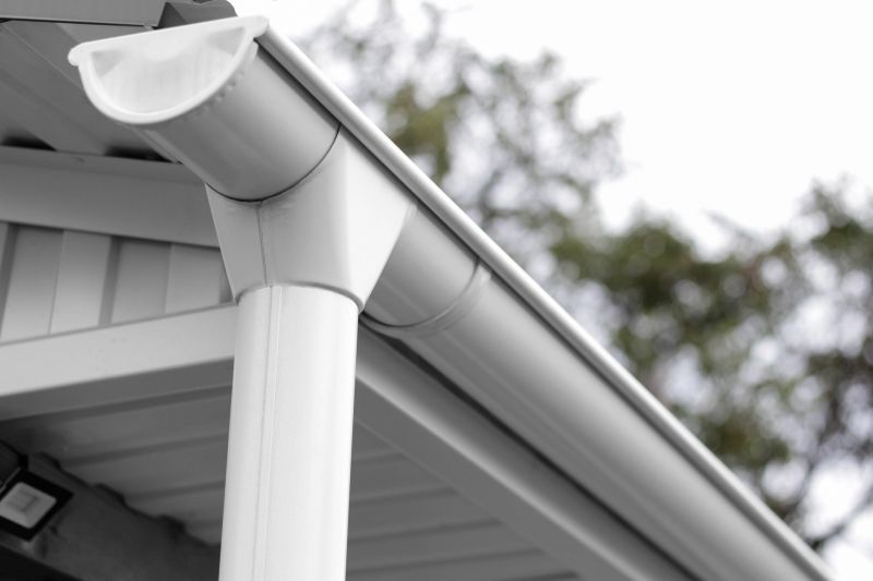 New Aluminum Gutter Installation