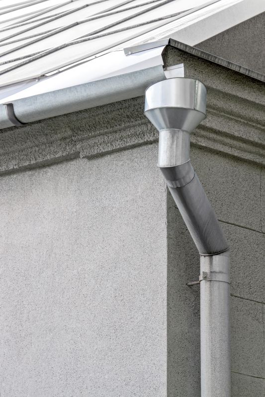 Gutter System on Building